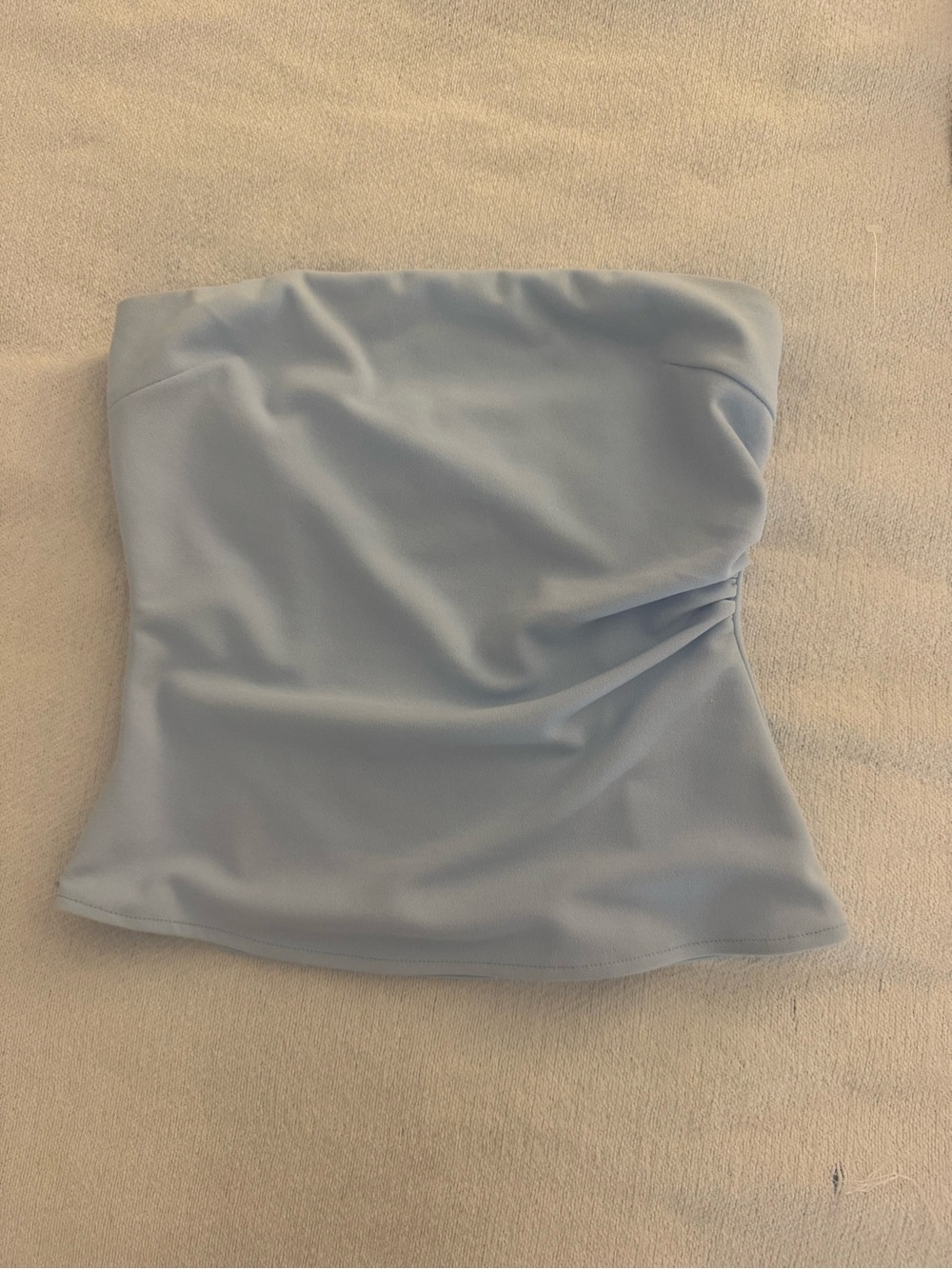 Light Blue Strapless Tube Camisole